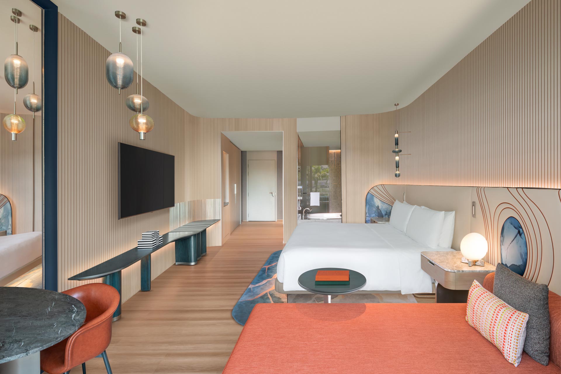 W Singapore Sentosa Cove guestroom