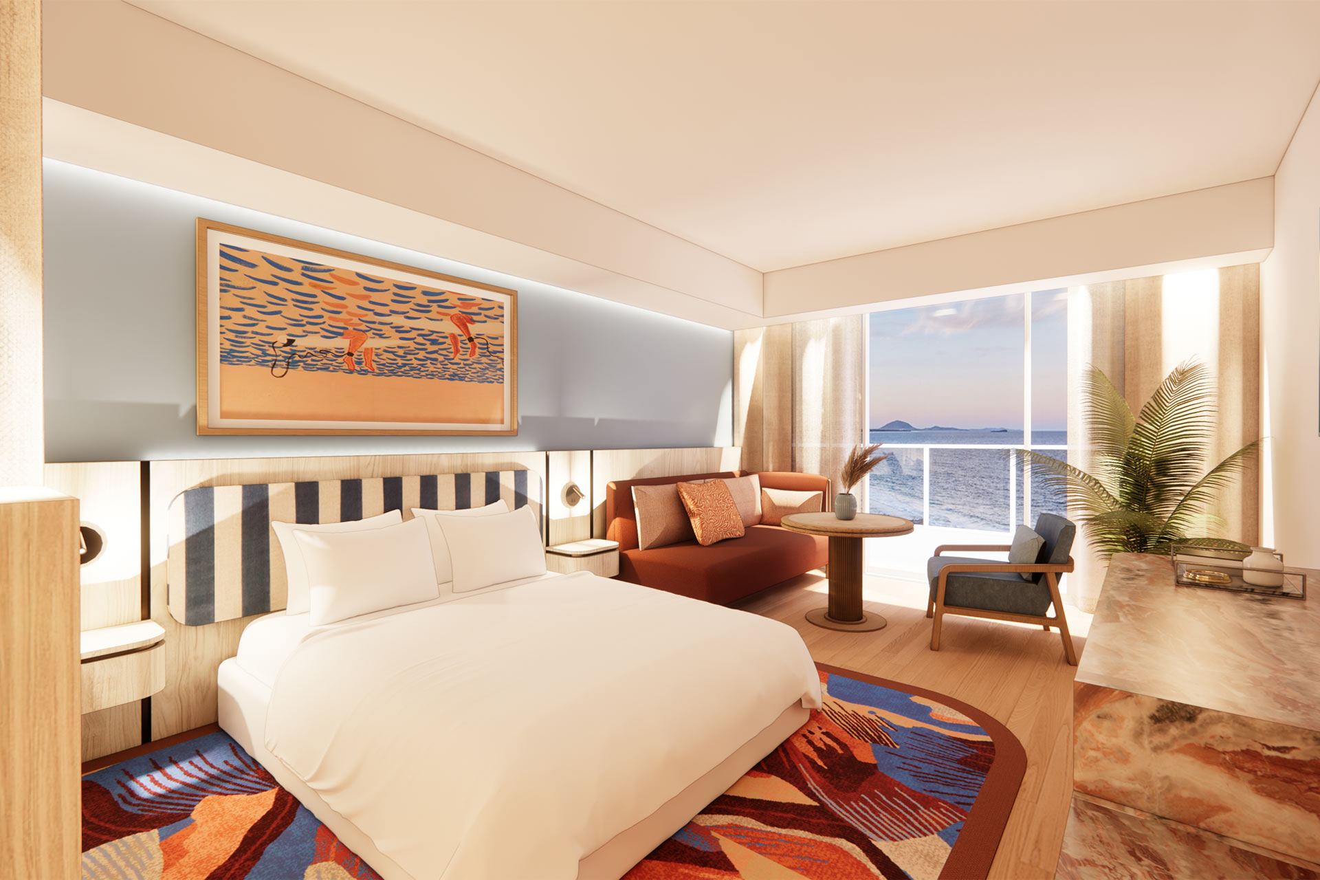 Avani Mooloolaba Beach Hotel guestroom