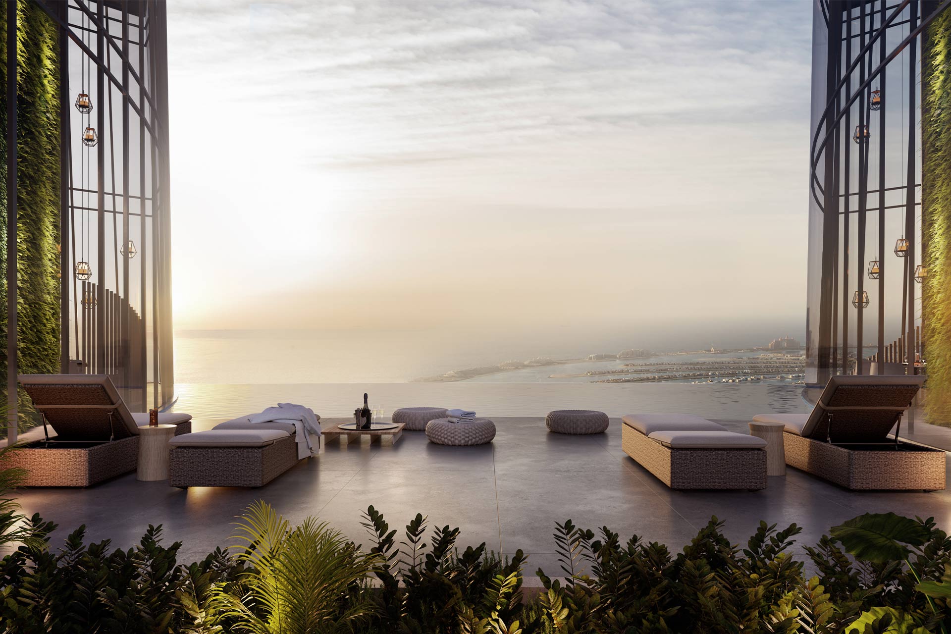 Ciel Dubai Marina Tattu sky pool