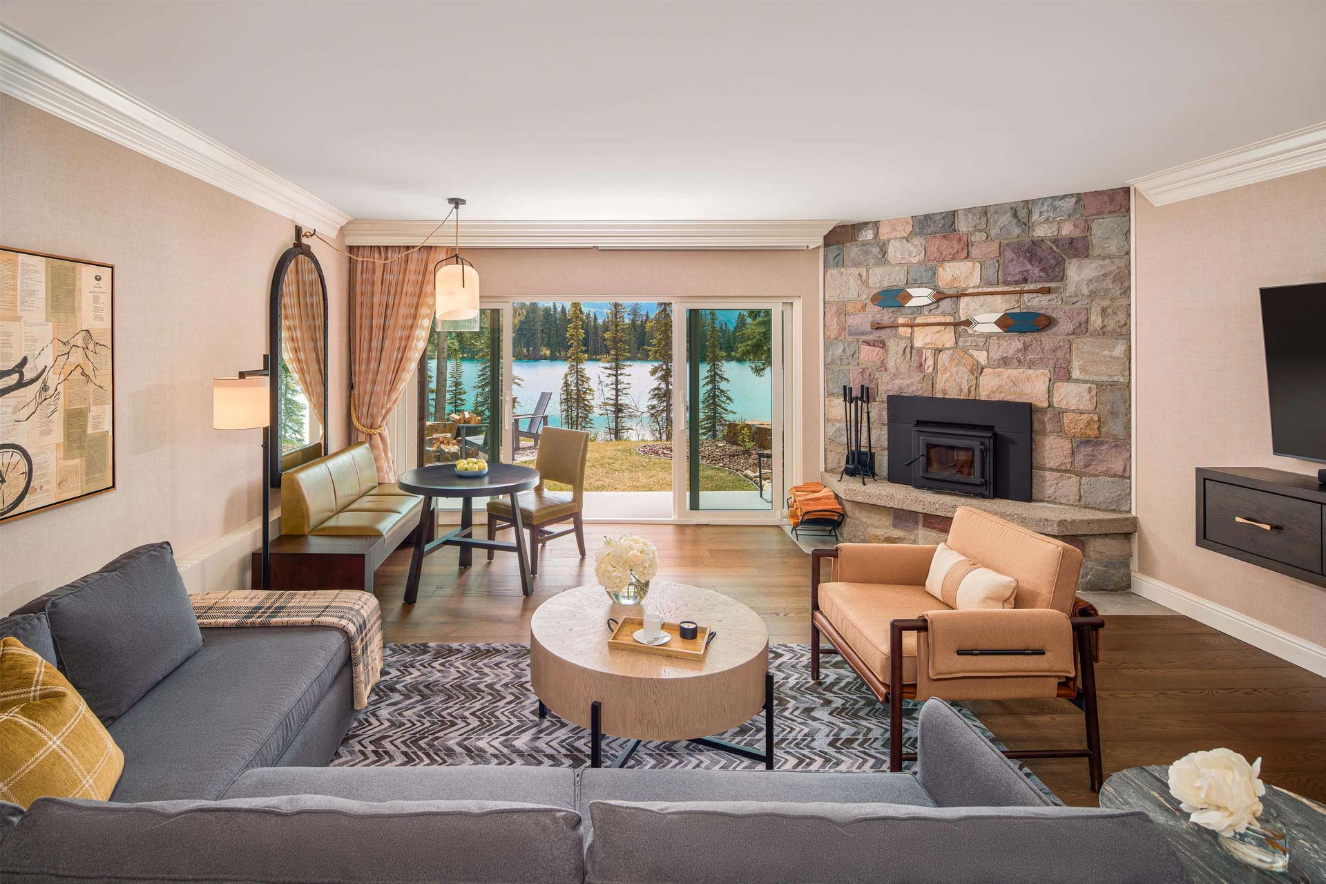 Fairmont Jasper Park Lodge luxury lakefront suite
