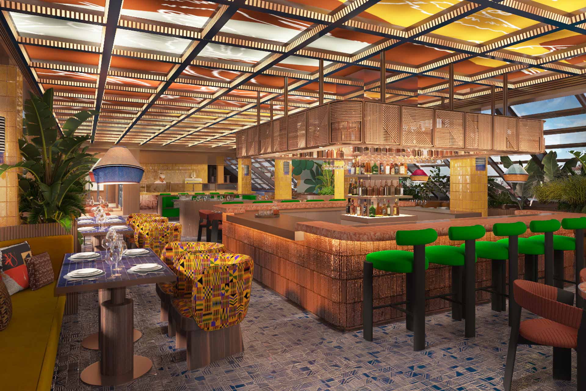 Andaz Lisbon rooftop restaurant