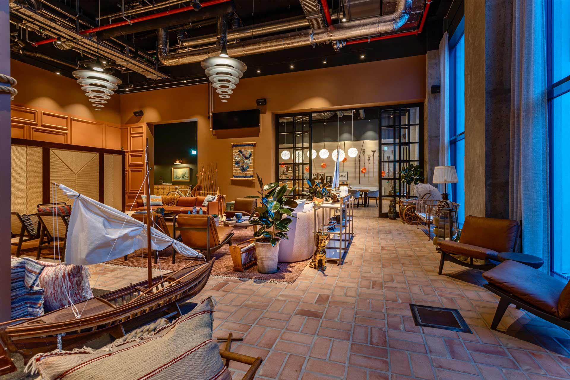 Louis Poulsen 25Hours Hotel Copenhagen lobby