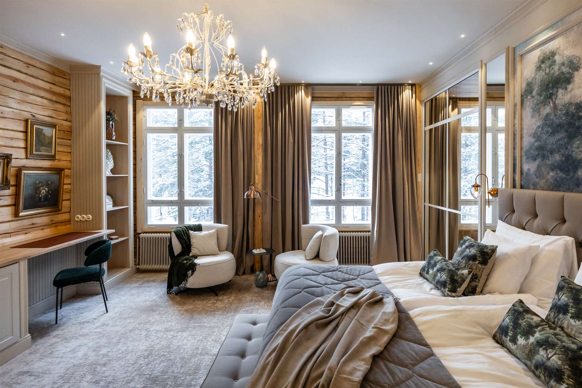 Skyra Retreat guestroom