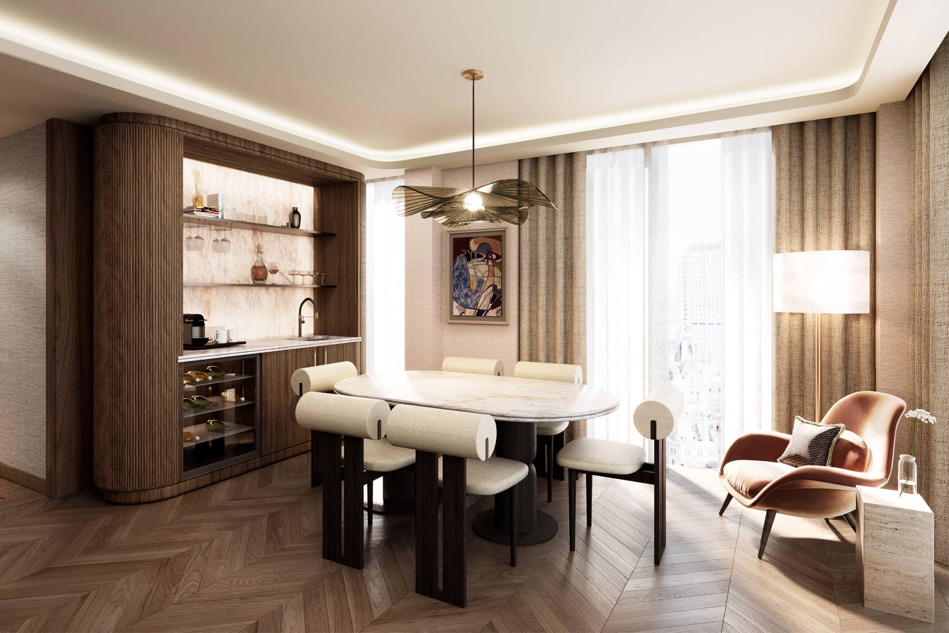 Hilton London Bankside kitchenette