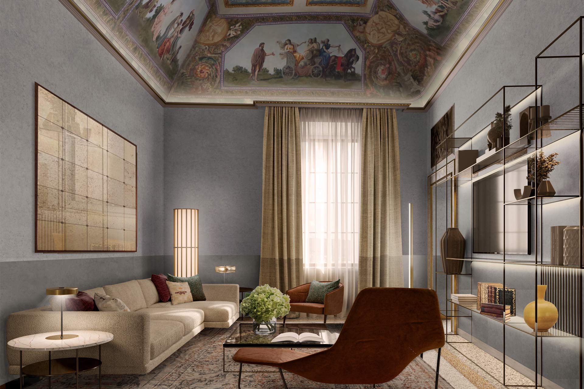 Palazzo Sozzini Malavolti living room