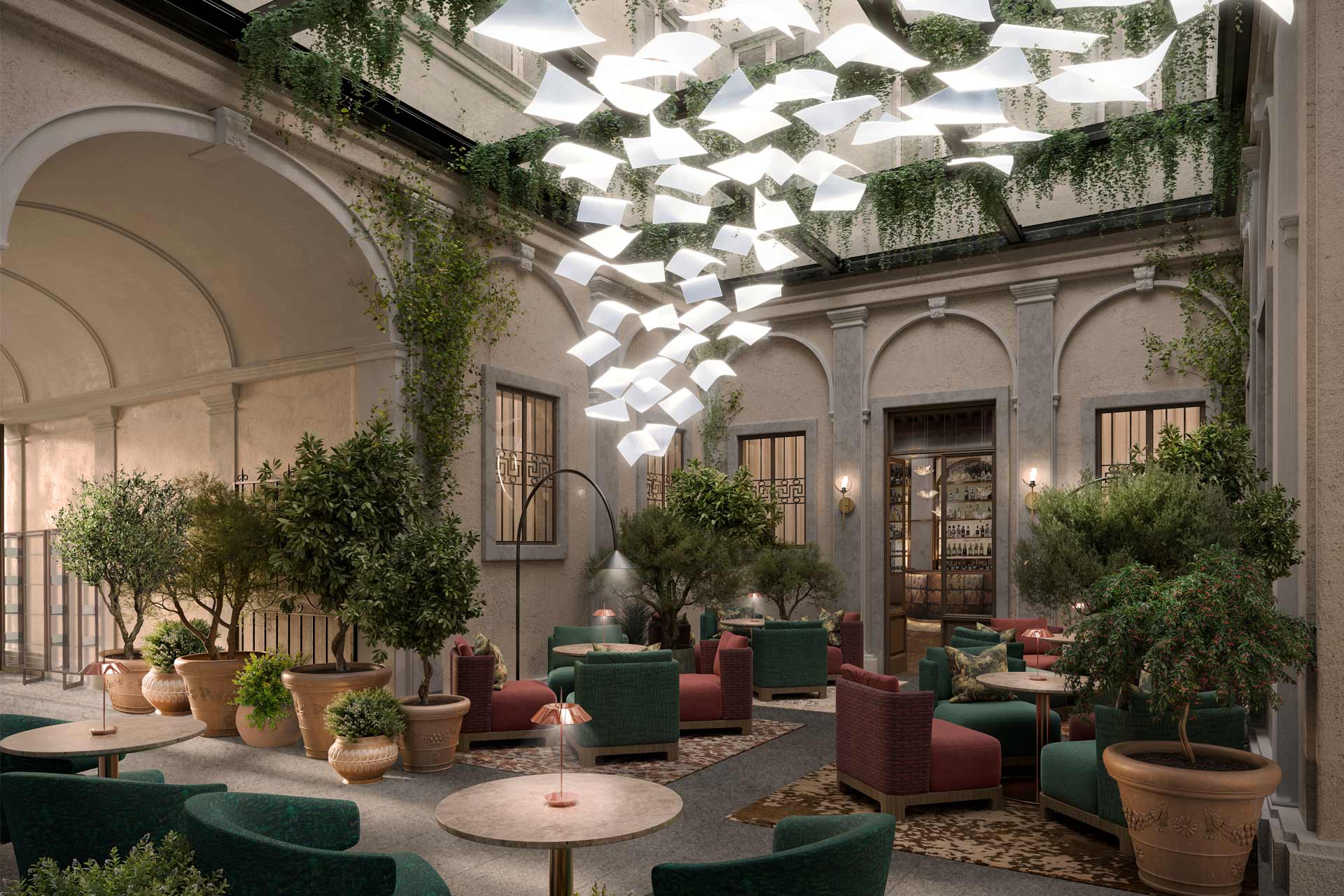 Palazzo Sozzini Malavolti lobby