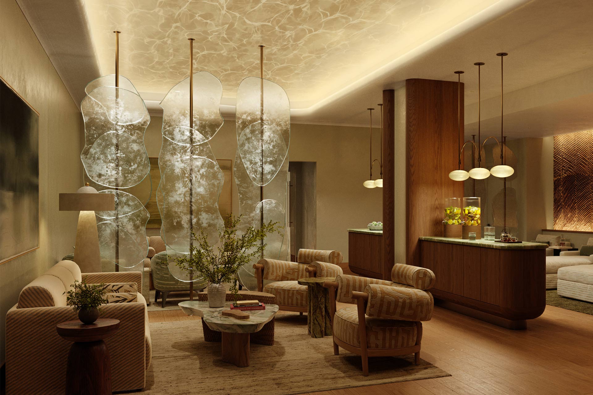 Four Seasons Resort Maui relaxation lounge