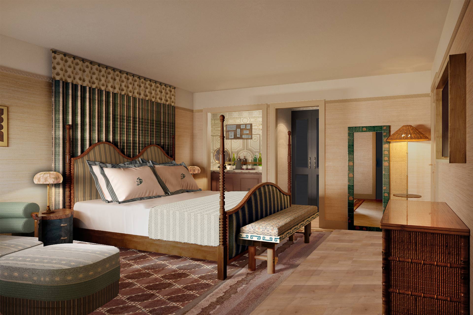 Faraway Sag Harbor guestroom