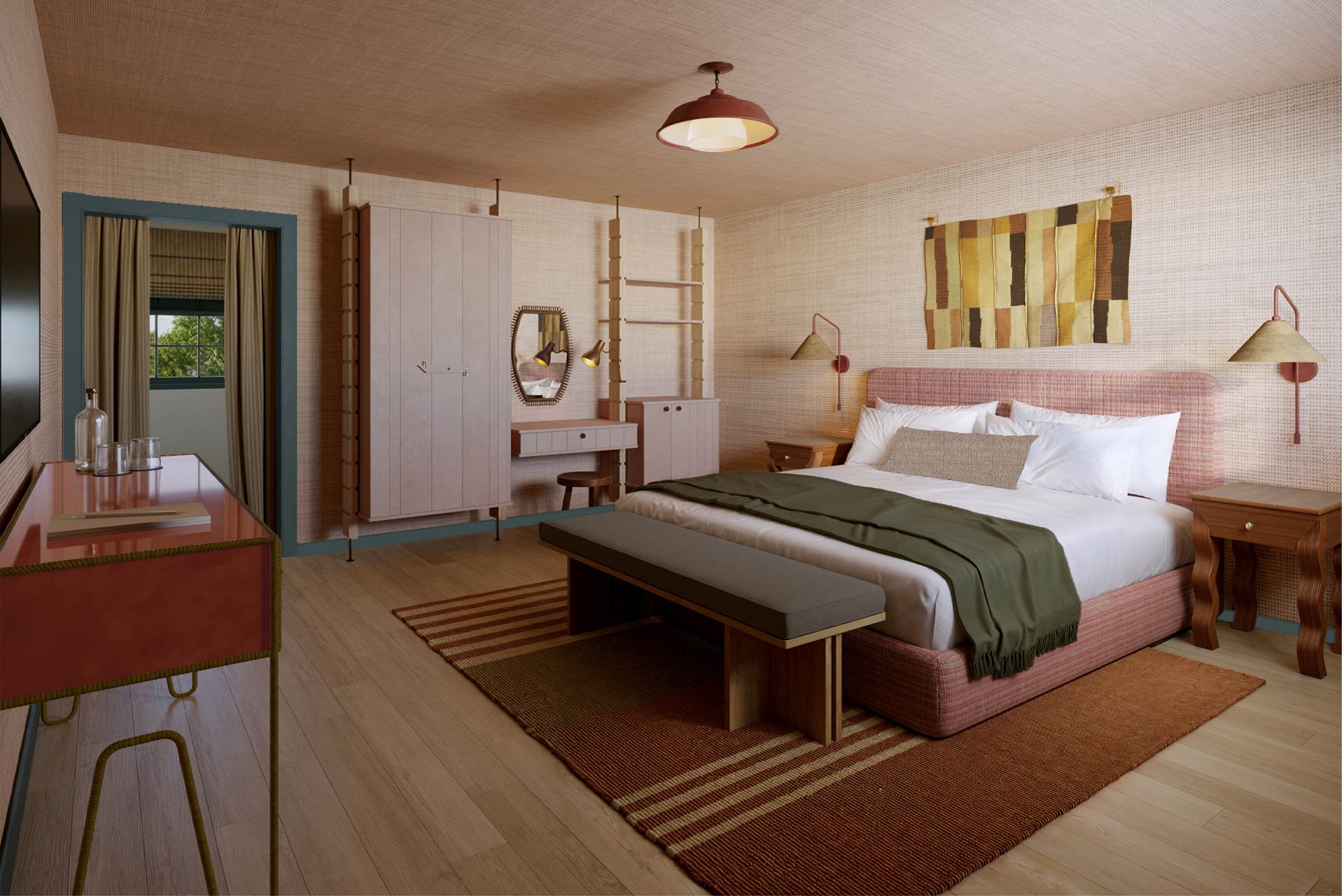 Hotel Corduroy guestroom