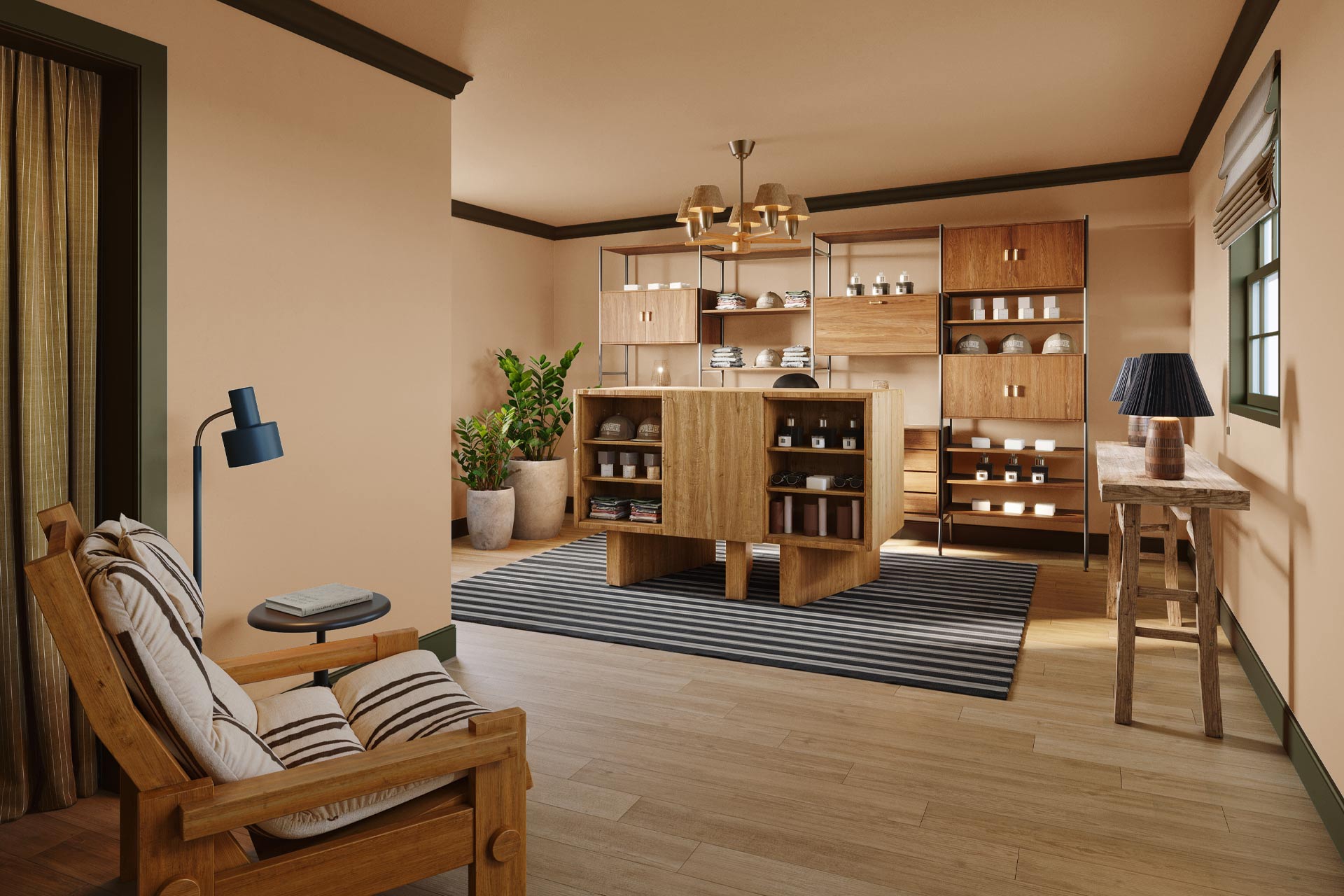 Hotel Corduroy lobby