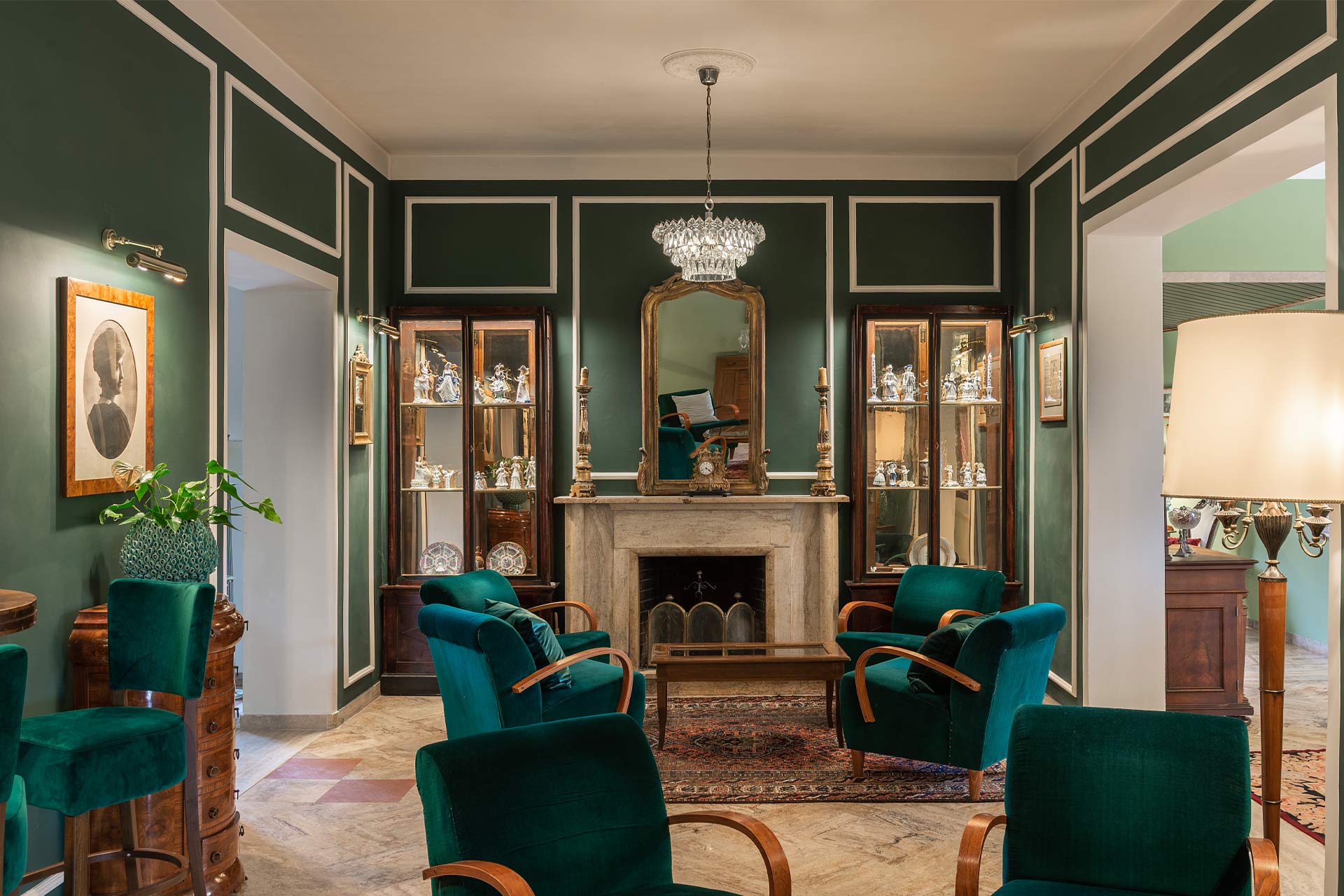 Hotel La Posta lounge