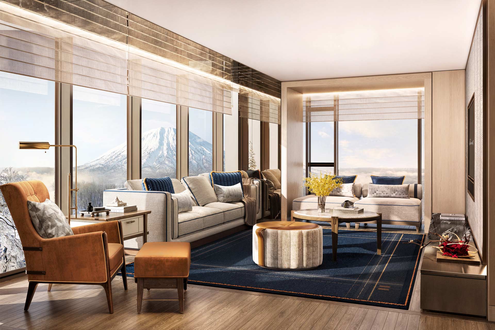 Fairmont Niseko, Japan living room