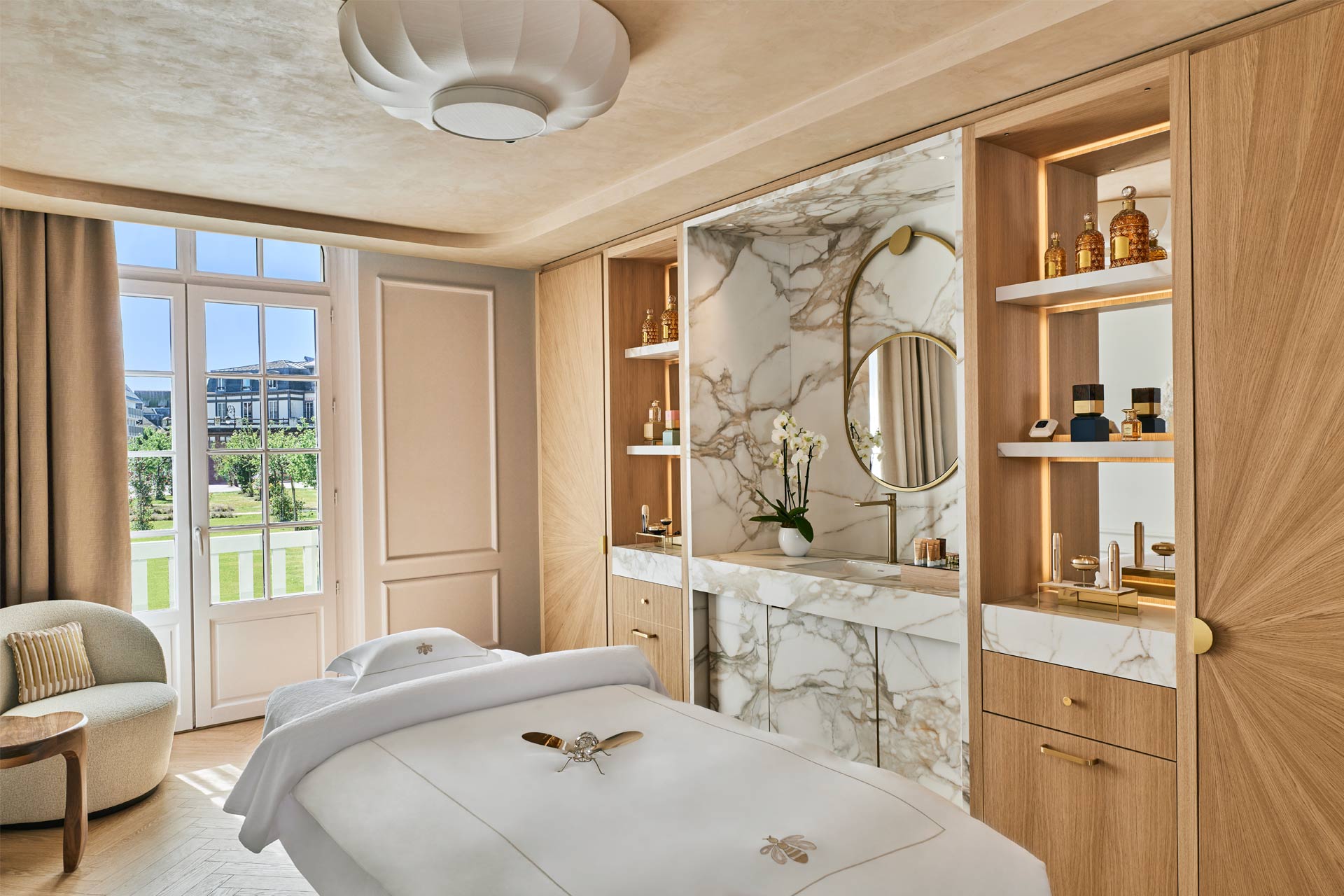 Guerlain Spa at Hotel Barrière Le Normandy treatment room