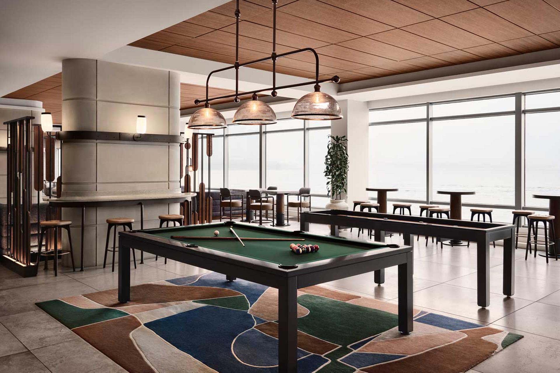 Hyatt Regency Jersey City on the Hudson billiard room