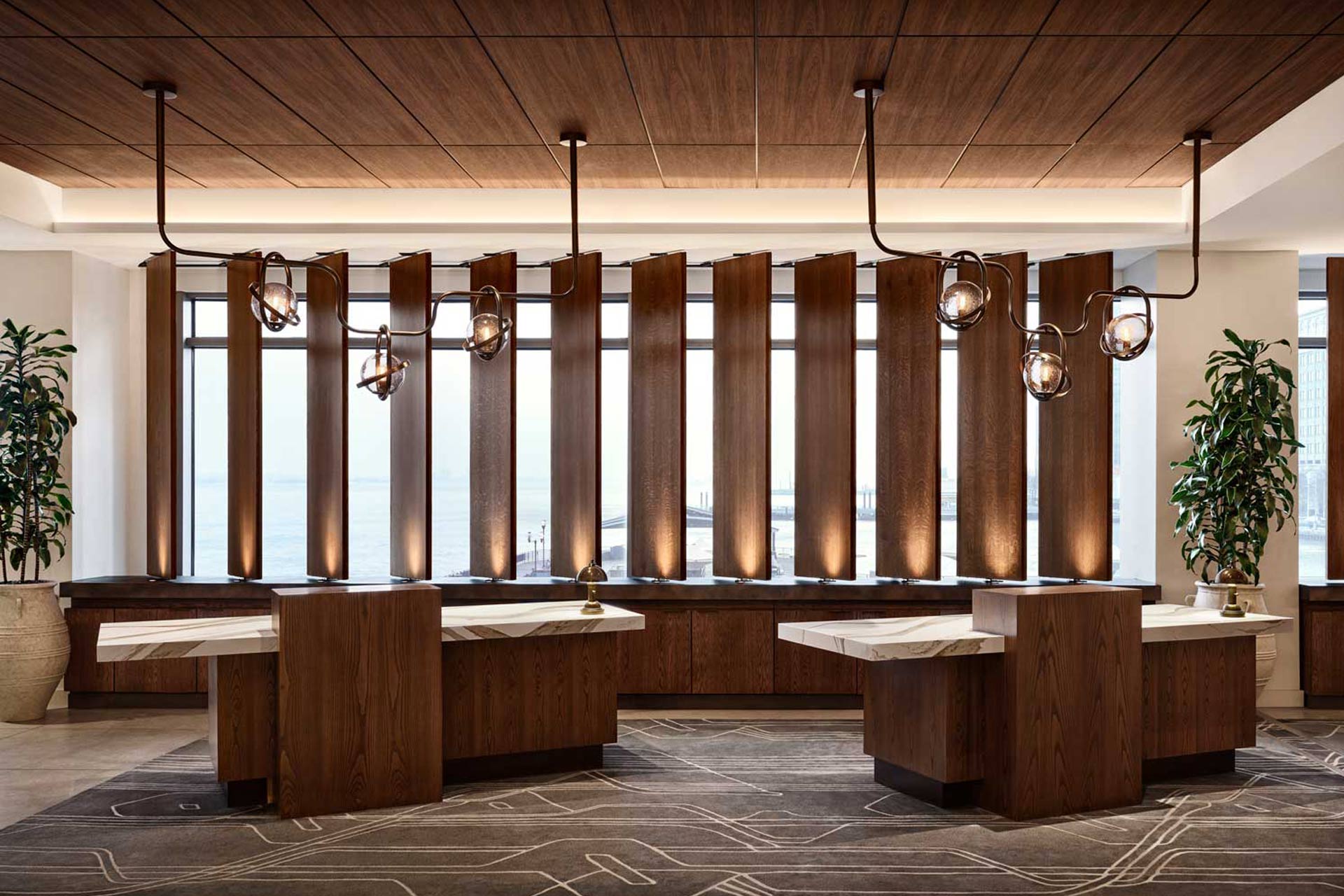 Hyatt Regency Jersey City on the Hudson lobby