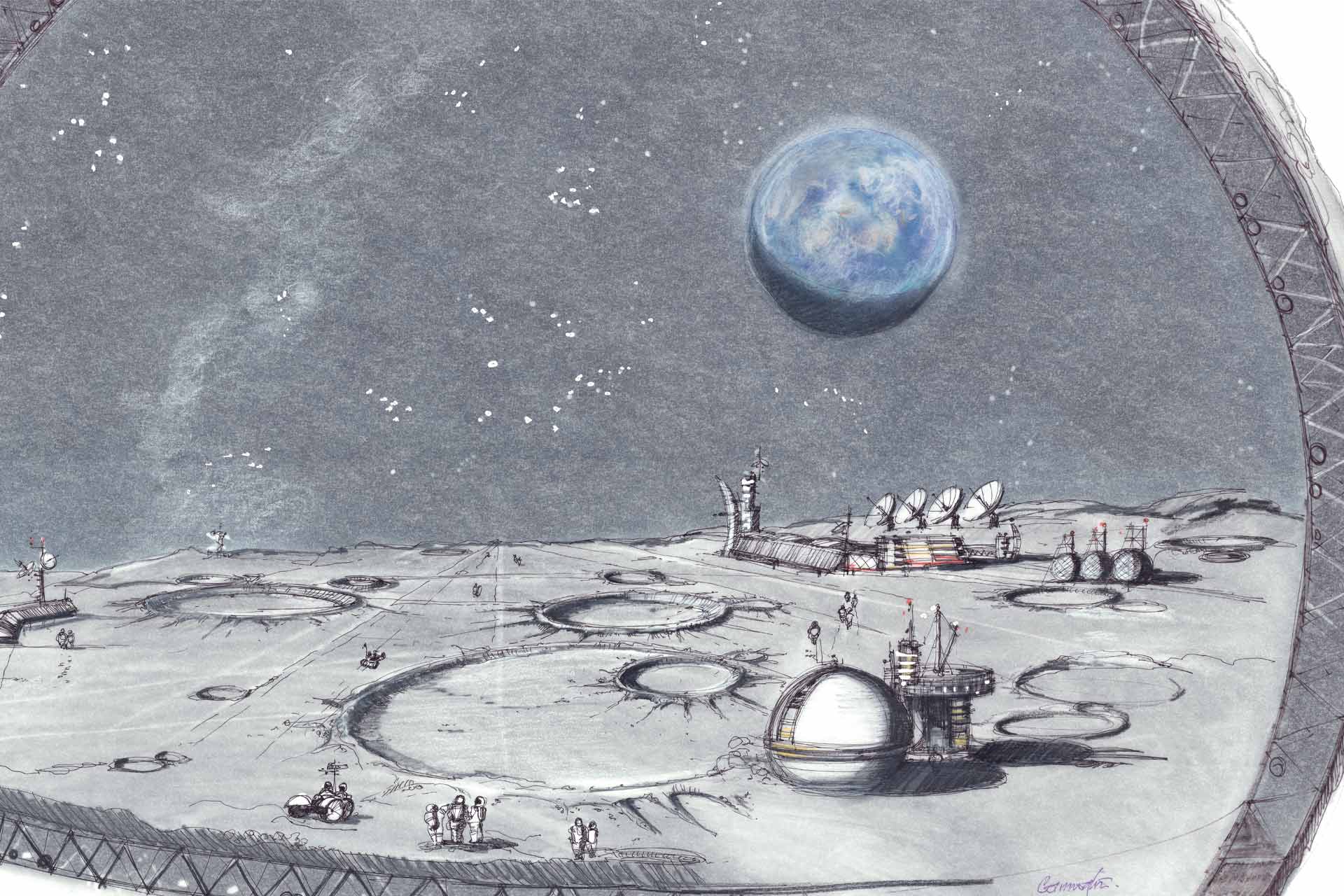 Moon World Resorts lunar base
