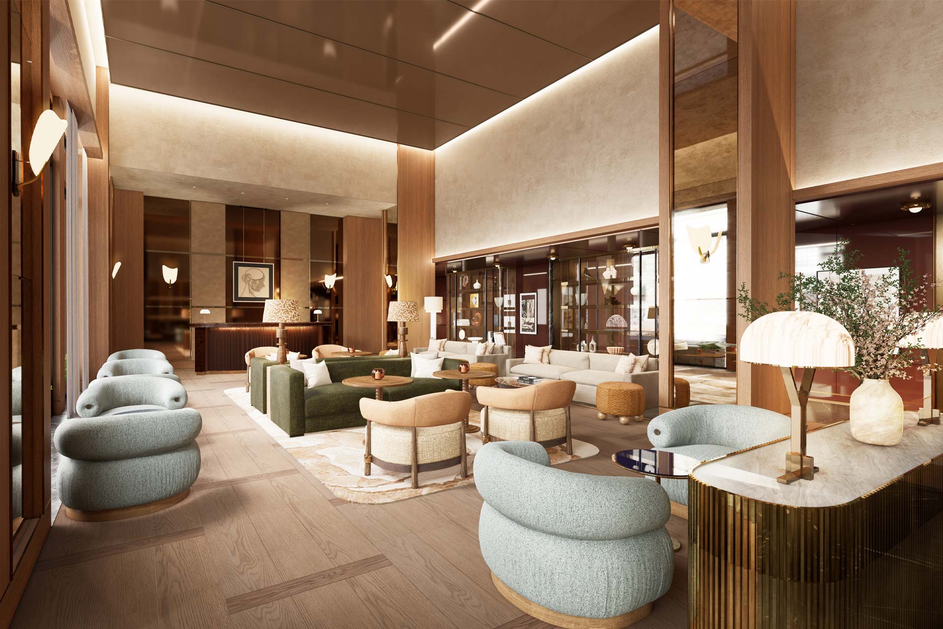 Viceroy Park Avenue lobby bar