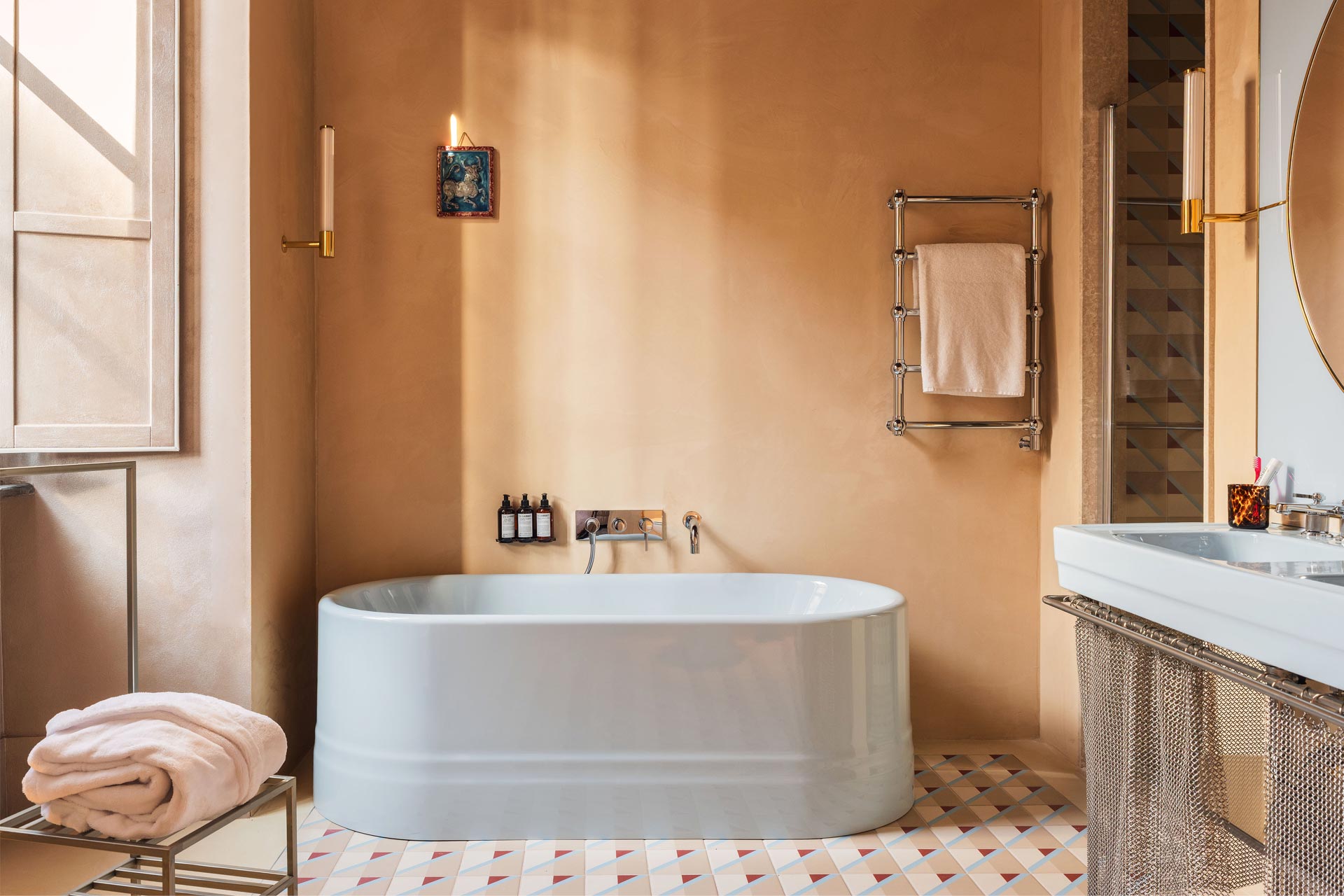 Experimental Roma bathroom