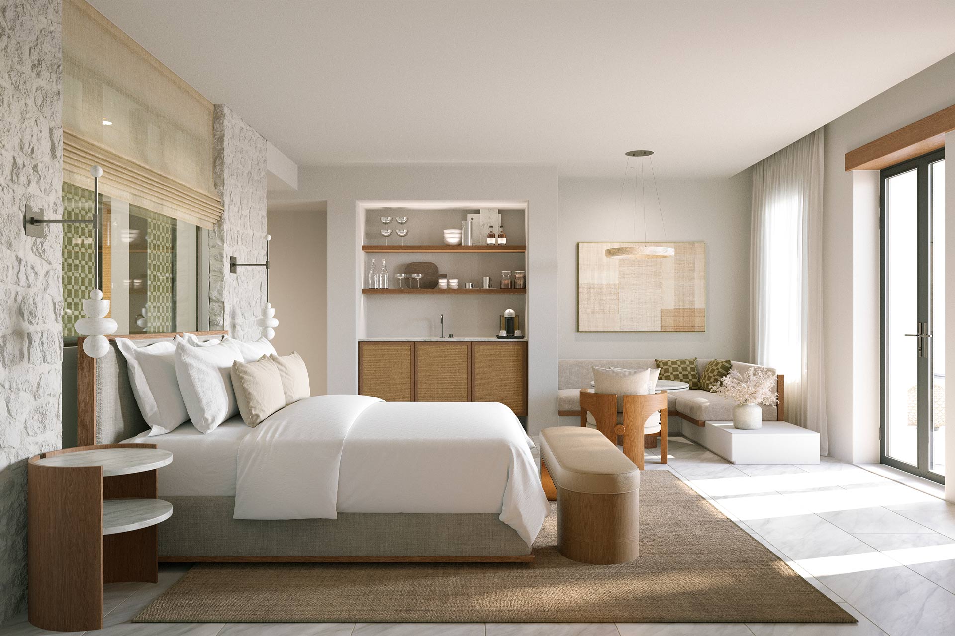 Ora Hospitality Mykonos guestroom